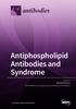 Books MDPI. Antiphospholipid Antibodies and Syndrome. antibodies. Edited by Ricard Cervera