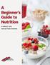 A Beginner s Guide to Nutrition 9 SIMPLE TIPS FOR GETTING STARTED