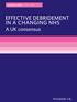 EFFECTIVE DEBRIDEMENT IN A CHANGING NHS A UK consensus
