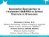 Successful Approaches to Implement SAMPRO in School Districts in Wisconsin