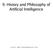 9. History and Philosophy of Artificial Intelligence. Lecture Artificial Intelligence (4ov / 8op)