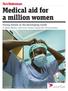 Medical aid for a million women