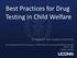 Best Practices for Drug Testing in Child Welfare