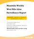 Manitoba Weekly West Nile virus Surveillance Report