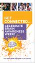 GET CONNECTED... CELEBRATE BRAIN AWARENESS WEEK! Visit   to get started.