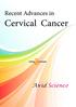 Recent Advances in. Cervical Cancer. Avid Science