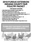 2018 PURDUE EXTENSION INDIANA COUNTY FAIR POULTRY PACKET