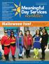 newsle er Halloween fun! IN THIS ISSUE: Read about our community project with our school break program... pg. 2.