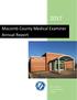 Macomb County Medical Examiner Annual Report