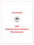 City of Austin Employee Dental Assistance Plan Document