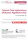 Clinical Oral Implications of Human Papillomavirus