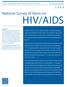 HIV/AIDS. National Survey of Teens on PUBLIC KNOWLEDGE AND ATTITUDES ABOUT HIV/AIDS
