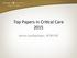 Top Papers in Cri-cal Care Janna Landsperger, ACNP- BC