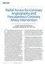 Coronary angiography and percutaneous coronary