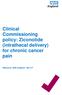 Clinical Commissioning policy: Ziconotide (intrathecal delivery) for chronic cancer pain
