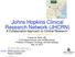 Johns Hopkins Clinical Research Network (JHCRN)