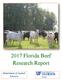 2017 Florida Beef Research Report