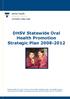 DHSV Statewide Oral Health Promotion Strategic Plan