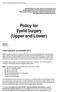 Policy for Eyelid Surgery (Upper and Lower)