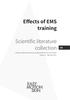 Effects of EMS training. Scientific literature collection