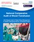 National Comparative Audit of Blood Transfusion Repeat Audit of Patient Blood Management in Adults undergoing elective, scheduled surgery