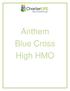 Anthem Blue Cross High HMO