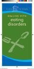 DEALING WITH. eating disorders