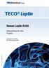 TECO Leptin. Human Leptin ELISA. Instructions for Use English. Catalogue No. TE1016 For Research Use Only.