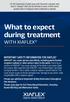 What to expect during treatment