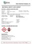 Dixie Chemical Company, Inc. MATERIAL SAFETY DATA SHEET SECTION 1 CHEMICAL IDENTIFICATION SECTION 2 HAZARDS IDENTIFICATION
