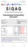 Haematology Comparability Document