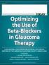 Optimizing the Use of Beta-Blockers in Glaucoma Therapy