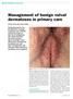 Management of benign vulval dermatoses in primary care