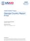 Georgia Country Report FY14