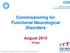 Commissioning for Functional Neurological Disorders