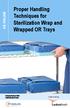 Proper Handling Techniques for Sterilization Wrap and Wrapped OR Trays