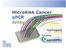 MicroRNA Cancer qpcr Array