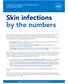 Skin infections by the numbers