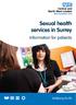Sexual health services in Surrey. Information for patients