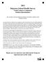 2012 Delaware School Health Survey Youth Tobacco Component Student Questionnaire