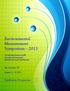 Environmental Measurement Symposium 2013