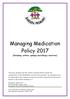 Managing Medication Policy 2017