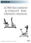 LC900 Recumbent & Upright Bike Owner s Manual