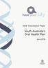 2018 Consultation Paper: South Australia s Oral Health Plan