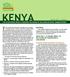 KENYA THE AFLACONTROL PROJECT: REDUCING THE SPREAD OF AFLATOXINS IN KENYA: SUMMARY REPORT PROJECT NOTE 5 JUNE 2012