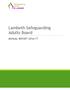 Lambeth Safeguarding Adults Board ANNUAL REPORT 2016/17