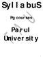 SyllabuS. Pg courses. Parul University