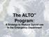 The ALTO Program: A Strategy to Reduce Opioid use in the Emergency Department