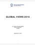 GLOBAL VIEWS U.S. PUBLIC TOPLINE REPORT General Population /revised/