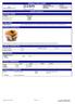 PRODUCT DATA SHEET Last changed on: Replaces version from: EAN code: Muffin Cinnamon